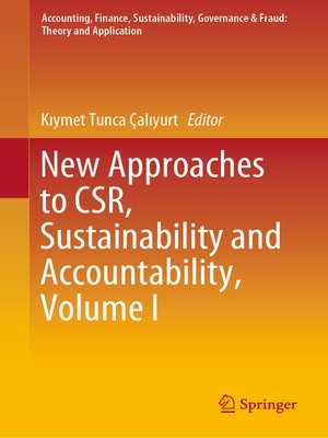 cover image of New Approaches to CSR, Sustainability and Accountability, Volume I